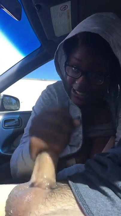 Ebony Babe Car BJ