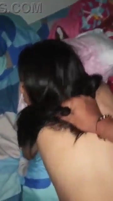 Her juicy lips making his dick damn hard