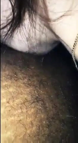 Horny Young Babe Sucking Feet and Hairy Ass in Car