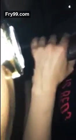 Horny Young Babe Sucking Feet and Hairy Ass in Car