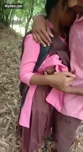 Desi collage lover fun outdoor