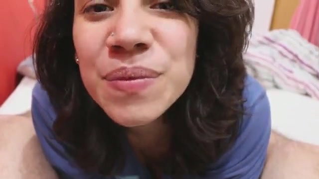 Licking beauty enjoying at the fullest