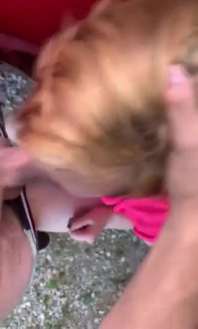 Married Milf Outdoor BJ