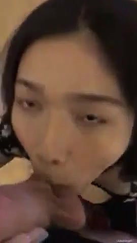 Sexy Asian Teen Loves Sucking White Cock