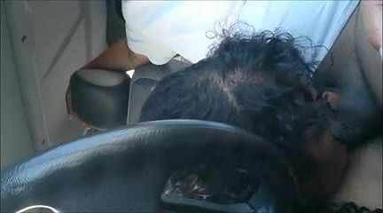 sexy bhabhi giving blowjob in car