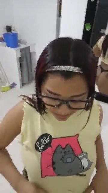 Shy to expose by hot in action