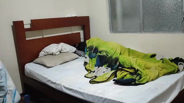 Sleeping wife and her sleepless night