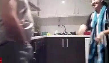 son fucking his mom in kitchen