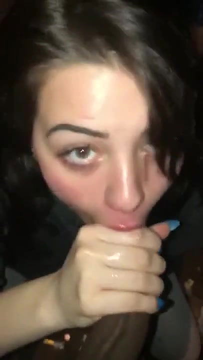 Sucking BBC in an alley