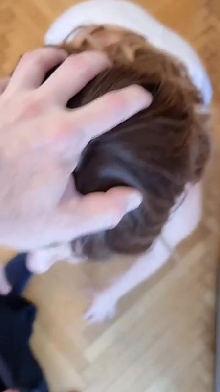 Super Hot MILF With Big Boobs Sucking Dick In Kitchen