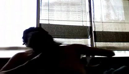 Webcam recording of young couple