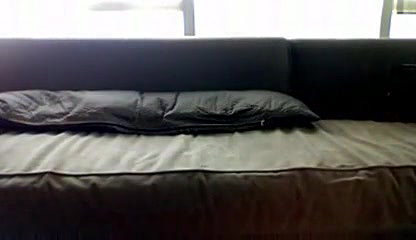 Webcam recording of young couple