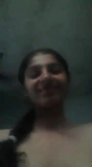 Extremely Cute Young Girl Making Video for Lover Hindi Talking