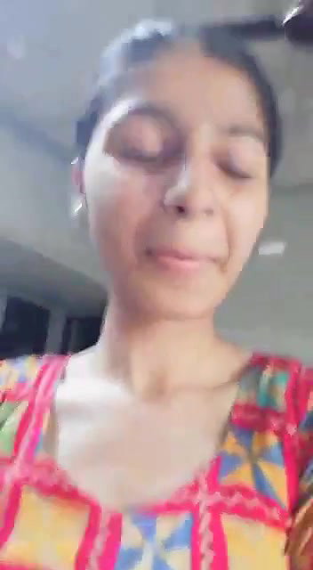 Extremely Cute Young Girl Making Video for Lover Hindi Talking