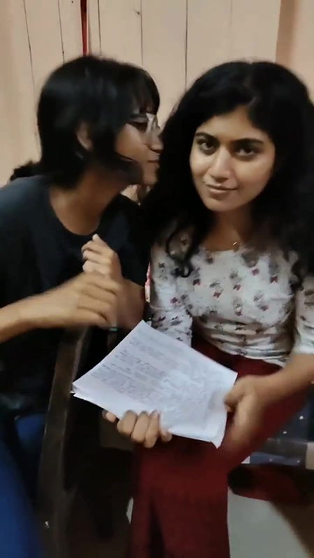 Cute College Girl Lesbian 8 girl in The Video