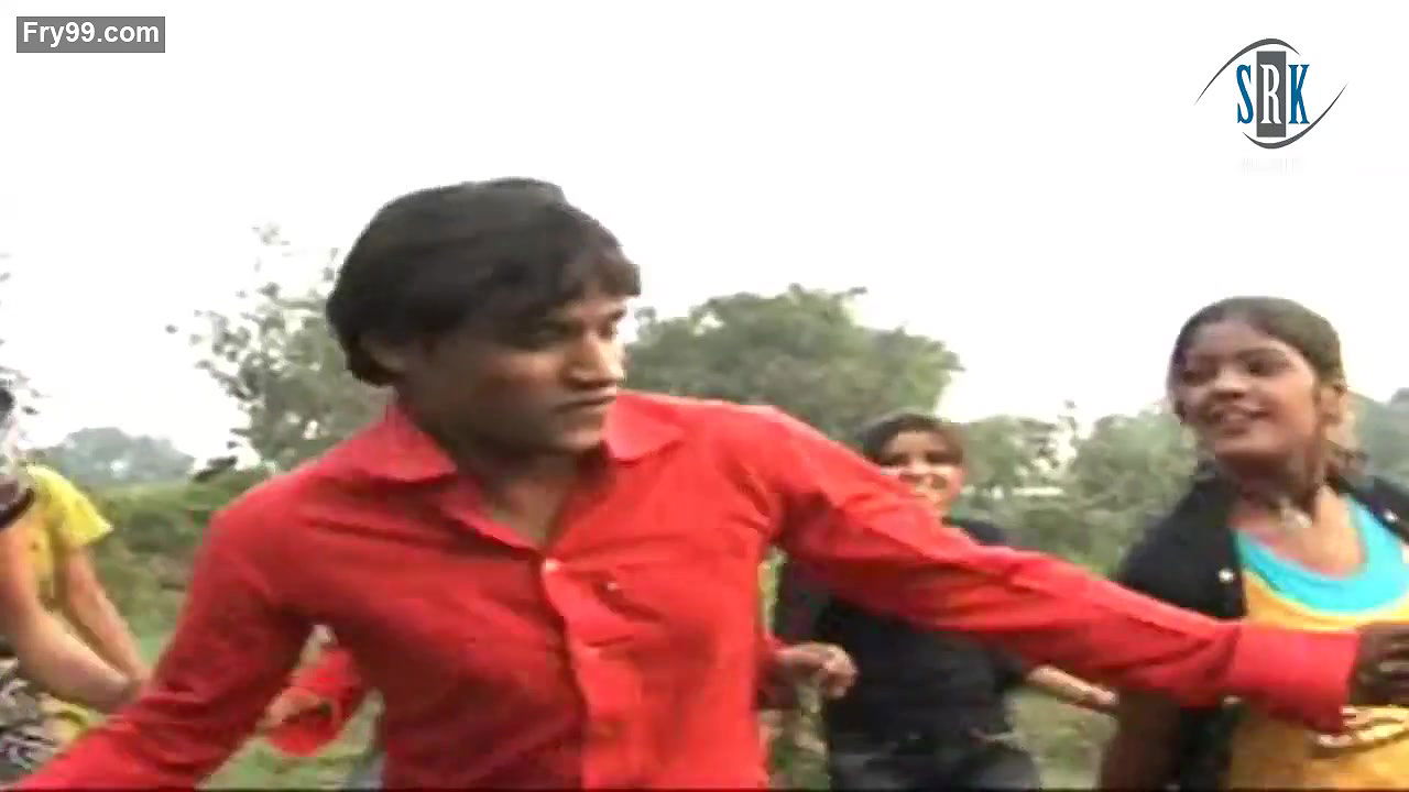 Hot sexy close-up bouncing boobs show in red chudidhar