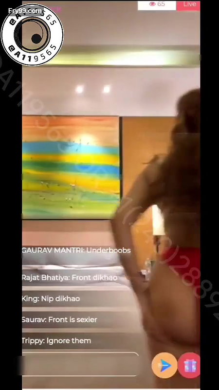 Aditi mistry new Christmas premium live showing her big ass and boobs