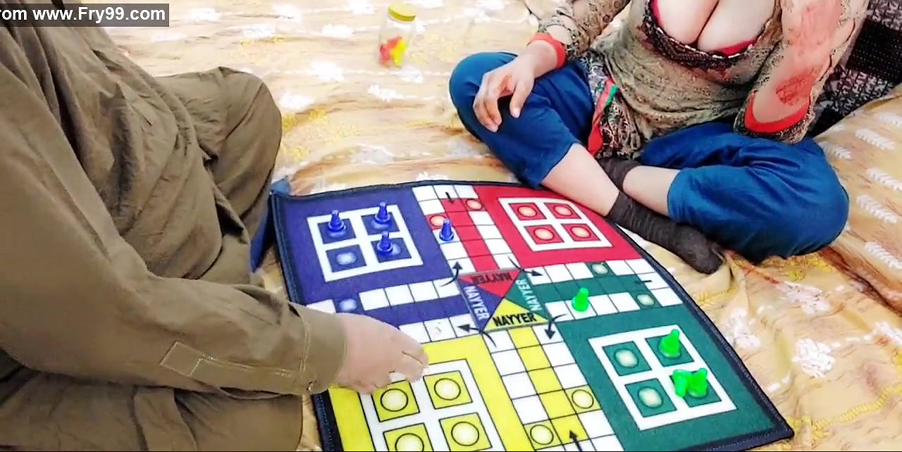 Indian Stepsister Loose Her Big Ass In Ludo Game Fucked By Stepbrother With Clear Hindi Audio.