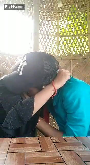 Desi collage lover fun outdoor