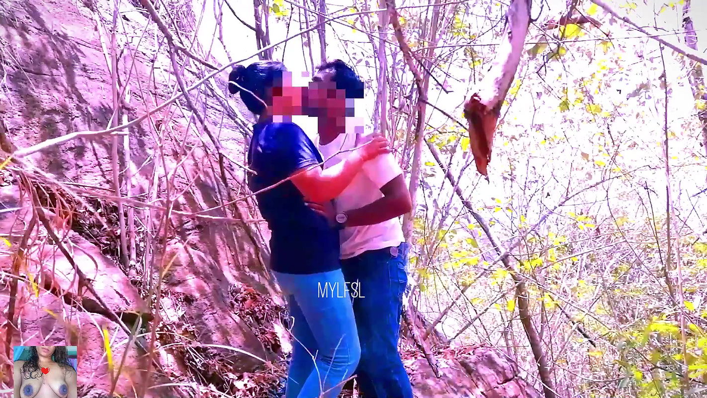 Risky Quick Public Sex in jungle with big tits girlfriend.