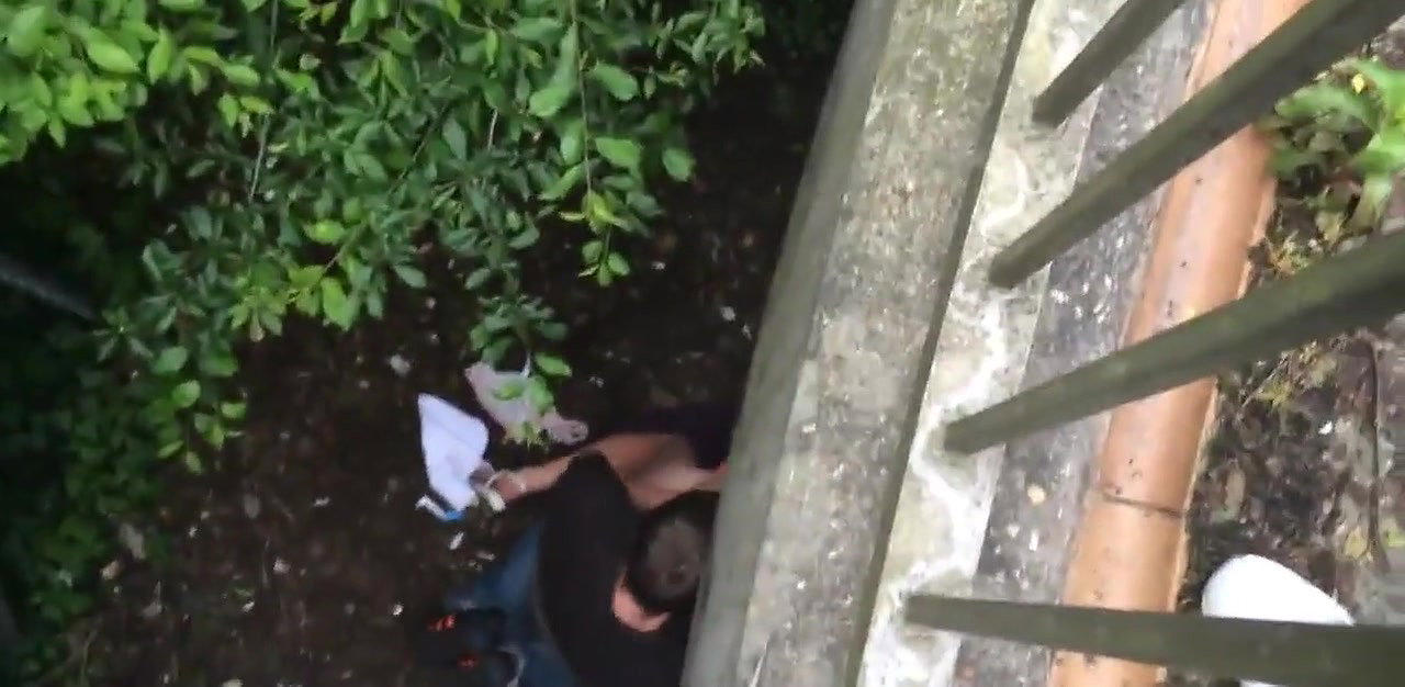 Couple caught having sex under the bridge