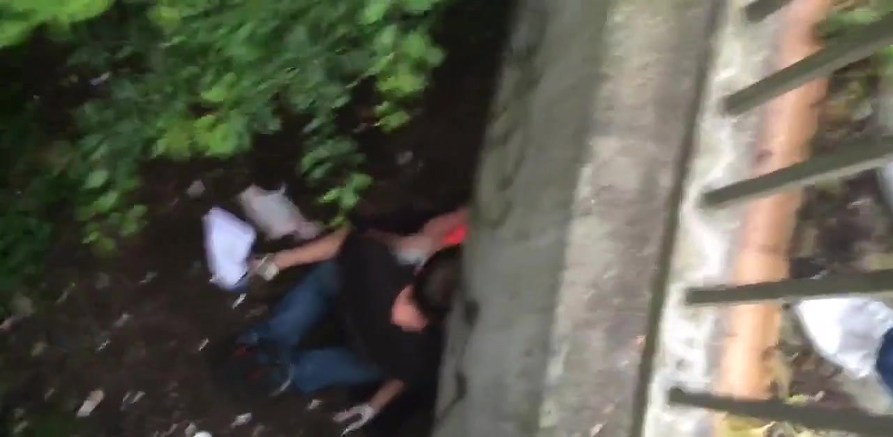 Couple caught having sex under the bridge