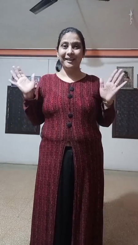 kruti Patel aaj KR rhi he Ghar ki dafa.