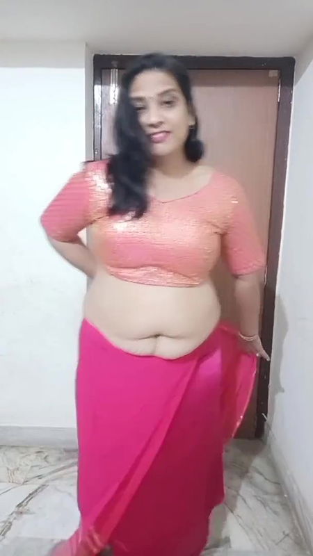 kruti with new saree drappin.