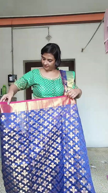 paryusan parv ke chothe din ka look ⧸27 August 2022⧸mene pahena silk saree kesi lg rhi hu.