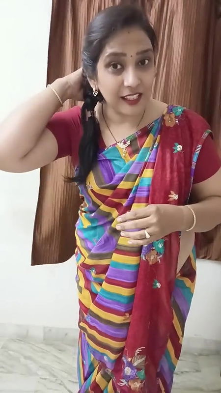 patola saree draping video⧸aaj me ja rhi hu padosh me Pooja m.