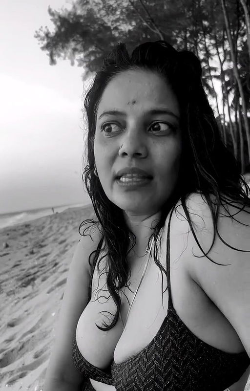 Priyanka Bose sexy beachside interview