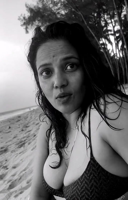 Priyanka Bose sexy beachside interview