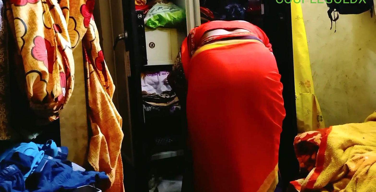 The neighbor came and started applying the stuff after opening the cupboard.