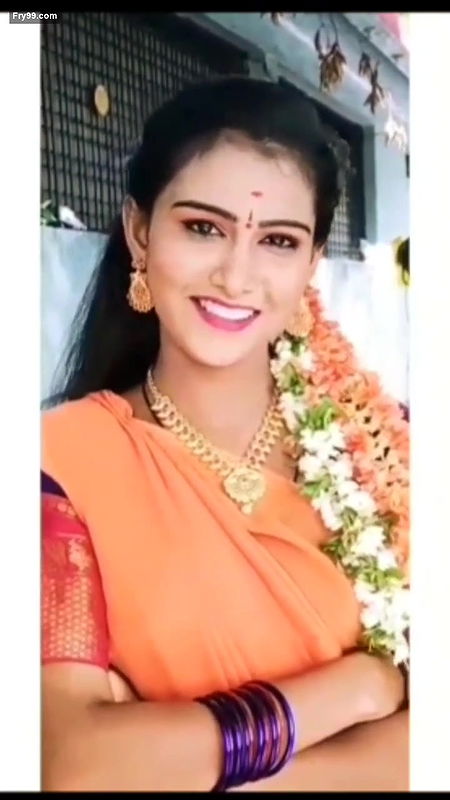 South Indian TikToker Playing with her Boobs