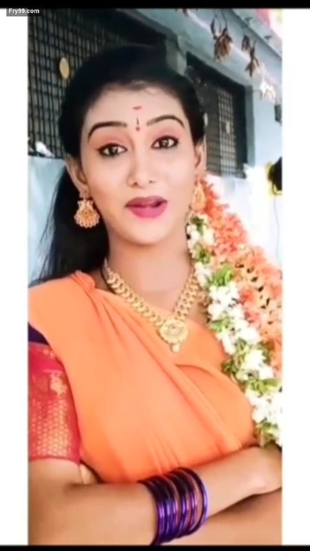 South Indian TikToker Playing with her Boobs