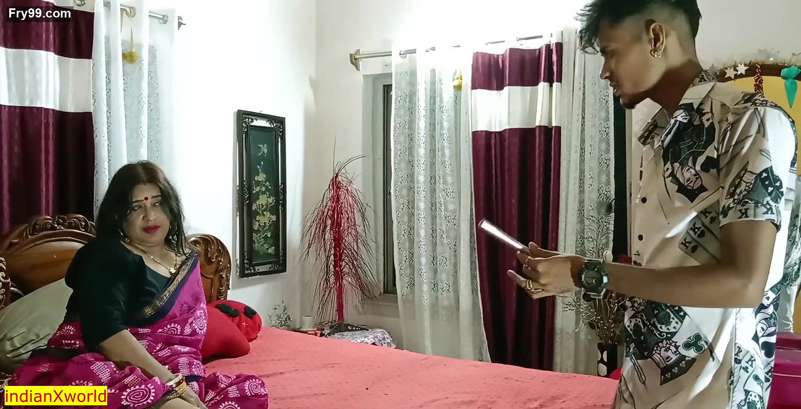 Indian New Stepmom First sex with Teen Son! Hot XXX Sex.