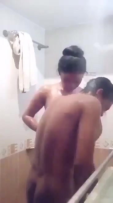 Married Lovers Bathing Together