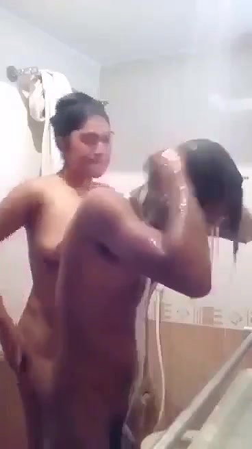 Married Lovers Bathing Together