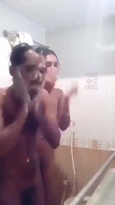Married Lovers Bathing Together