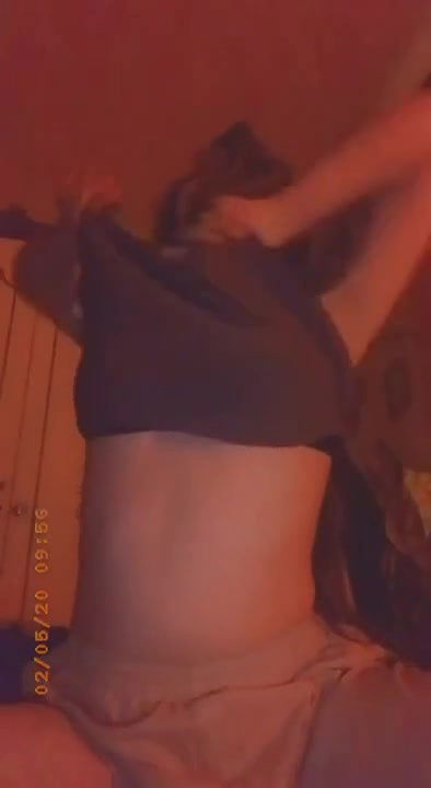 Extremely Hot Paki Babe Playing with her Boobs