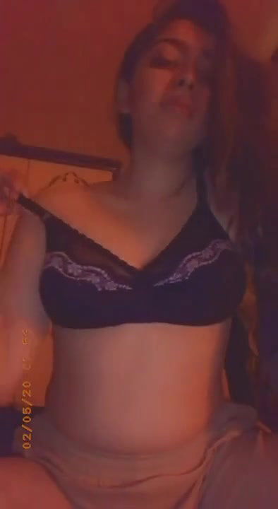 Extremely Hot Paki Babe Playing with her Boobs