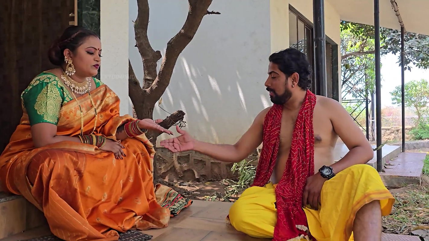 Indian Pandit Fucked Bhabhi’s Pussy and Ass