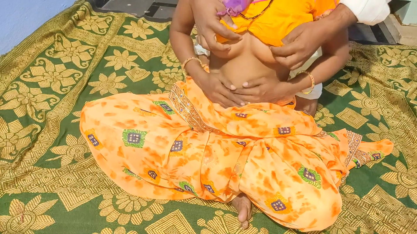 Couple have midnight sex in Indian village.