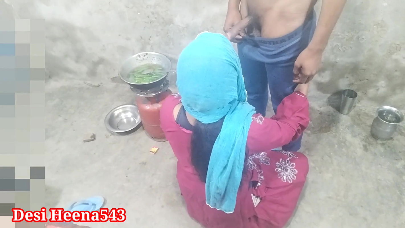 Desi Heena’s first sex with boyfriend in kitchen – clear Hindi audio.