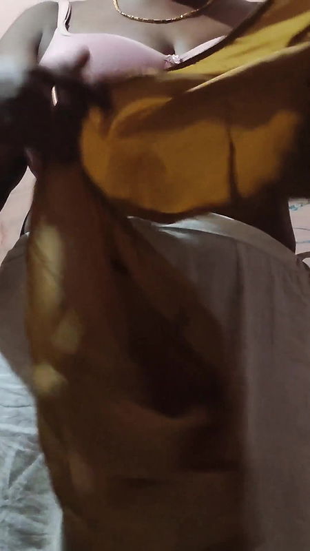 Desi mallu girl in sari hot blowjob.