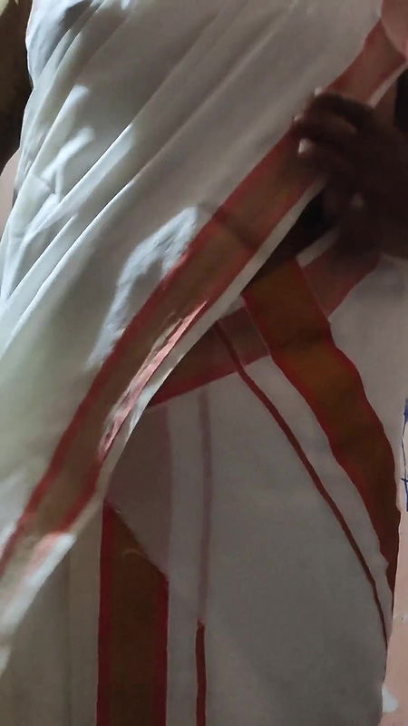 Desi mallu girl in sari hot blowjob.