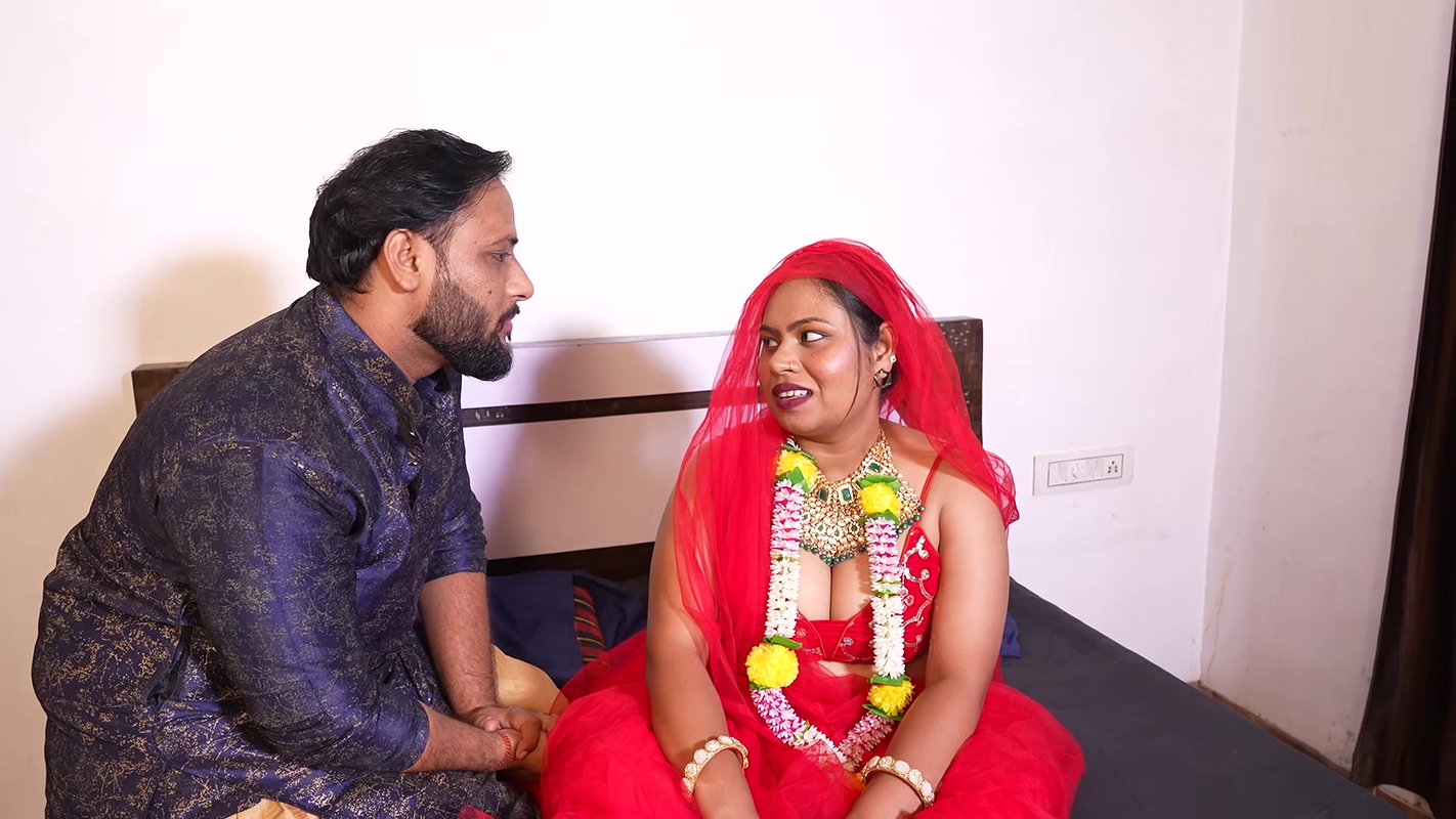 Hot indian desi Newly Married Bhabhi first suhagrat night in clear hindi audio