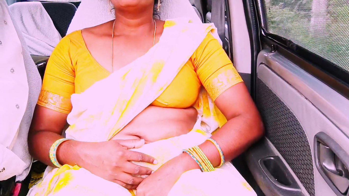 Indian Maid Car Sex with House Owner. Telugu Dirty Talks.