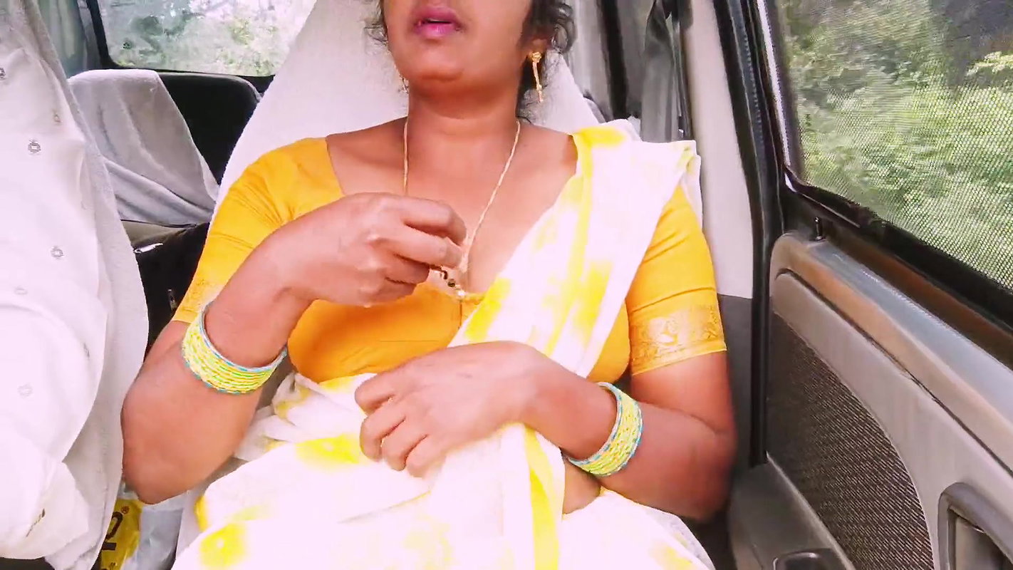 Indian Maid Car Sex with House Owner. Telugu Dirty Talks.