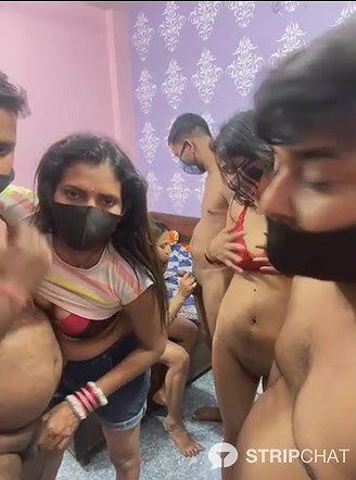 Cute_palak001 6some show with face 3M 3F (1)